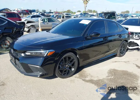 2022 Honda Civic Sport z USA, uszkodzony, nr VIN 2HGFE2F5XNH596877